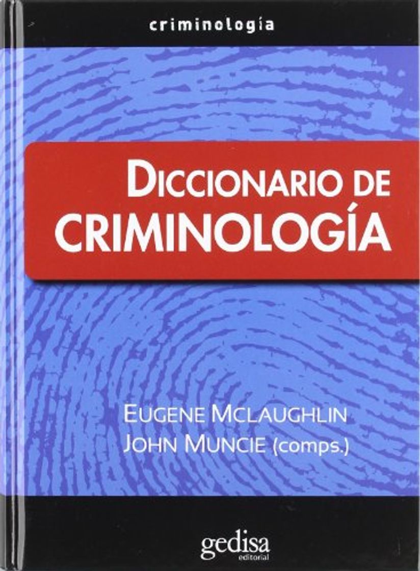 Libro Diccionario de Criminología