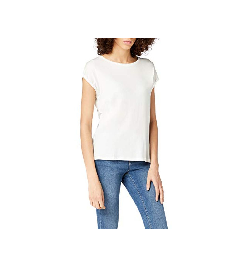 Product Vero Moda Vmava Plain Ss Top Ga Noos, Camiseta para Mujer, Blanco