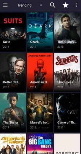 Aplicación movie peliculas y series gratis