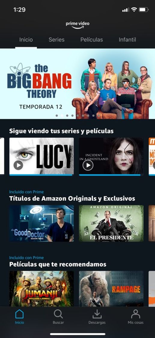 App Amazon Prime Video