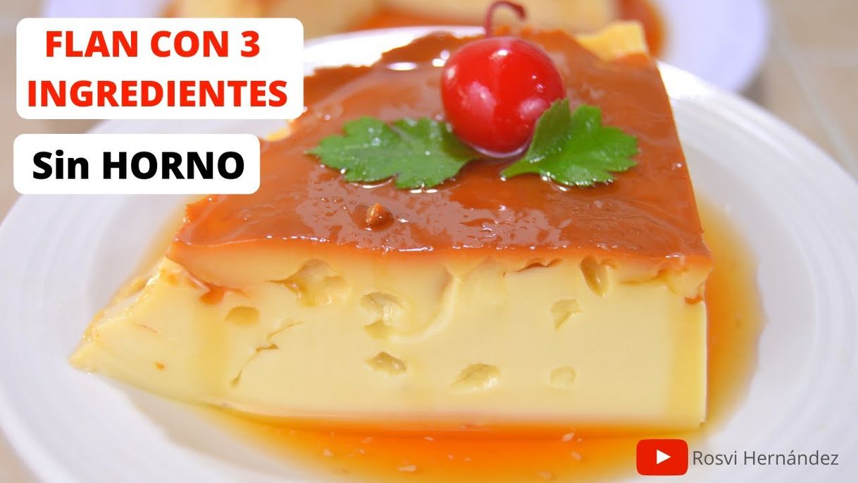 Fashion FLAN PERFECTO SOLO 3 INGREDIENTES Y SIN HORNO| 