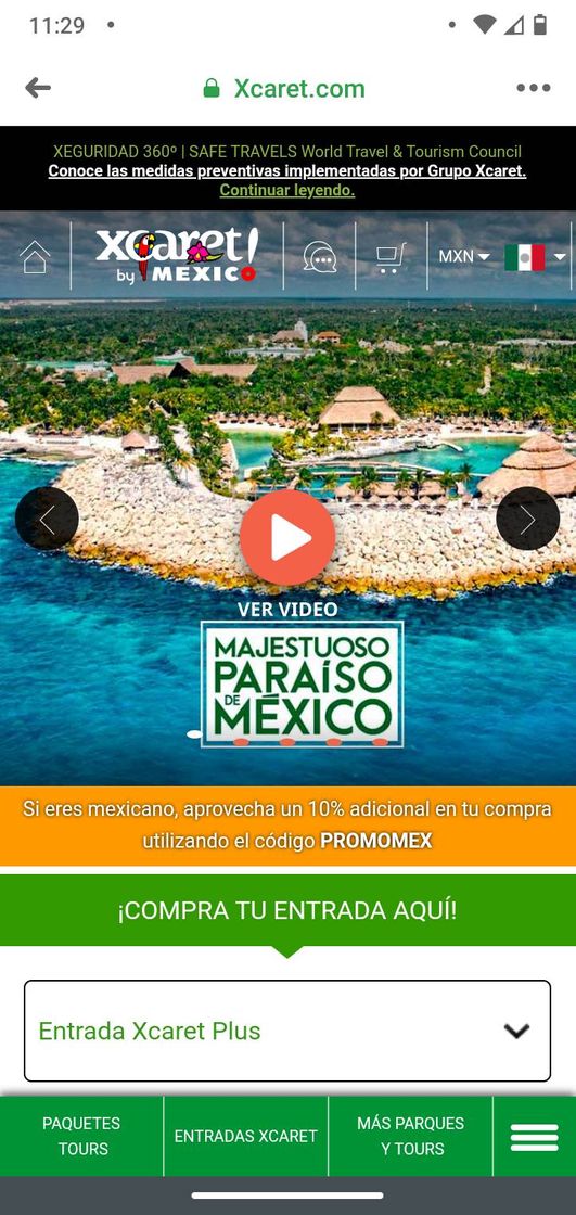 Lugar Cancún Parks | Xcaret Park Official Website