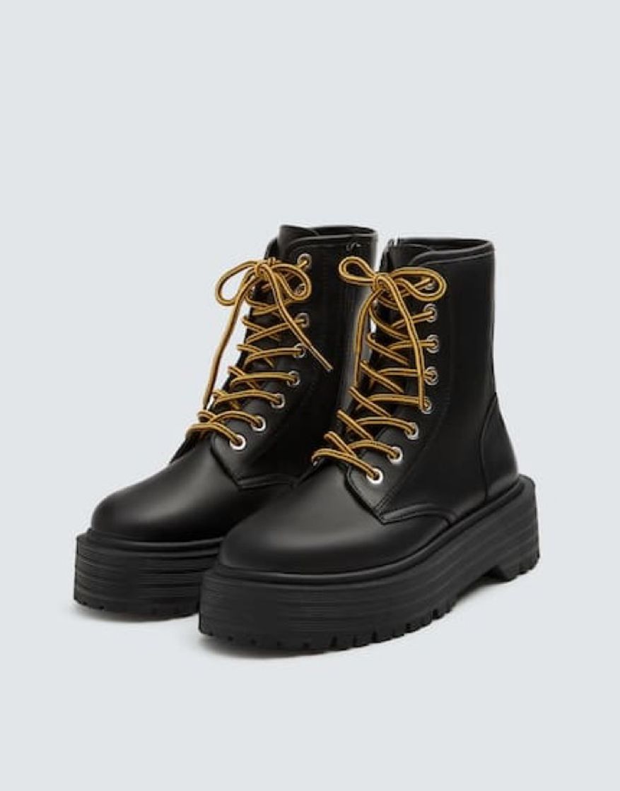 Social COOLWAY Abby, Botas Militares para Mujer, Negro