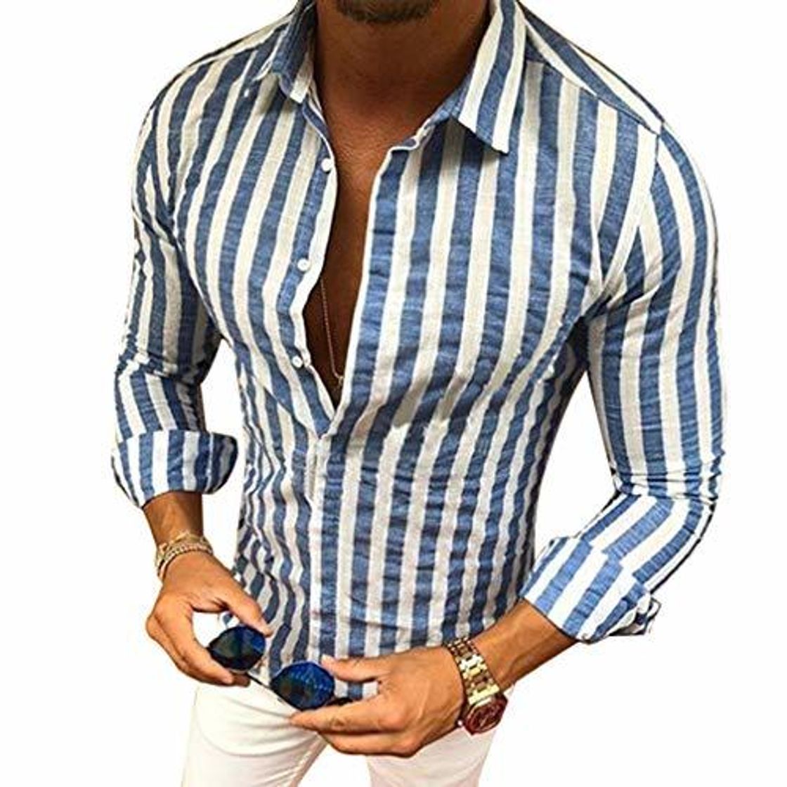 Product Camisa a Rayas para Hombre