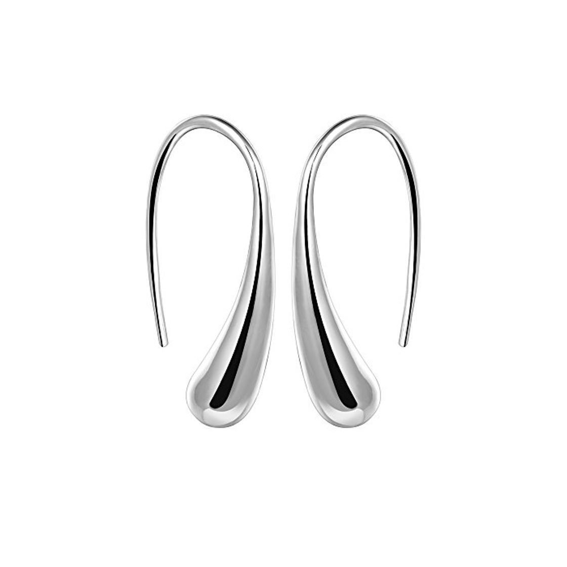 Producto YAZILIND elegante joyer¨ªa de dise?o simple plata plateado gotas de agua aretes