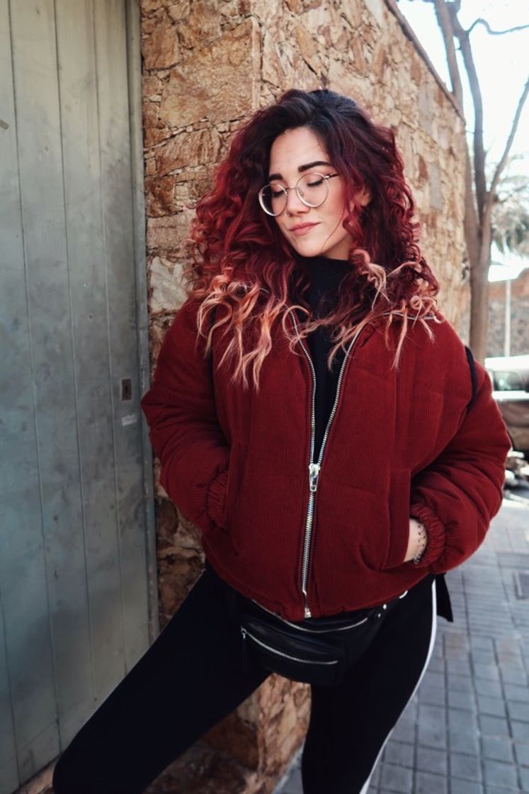 Social Abrigo de pana de Bershka