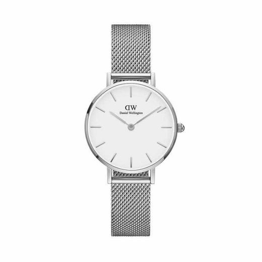 Daniel Wellington Classic Petite Sterling Silver White 28mm