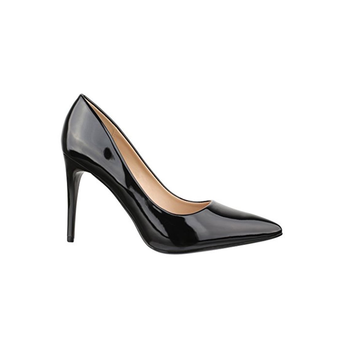 Productos Elara Zapato de Tacón Alto Mujer Puntiagudo Stiletto Chunkyrayan Negro C