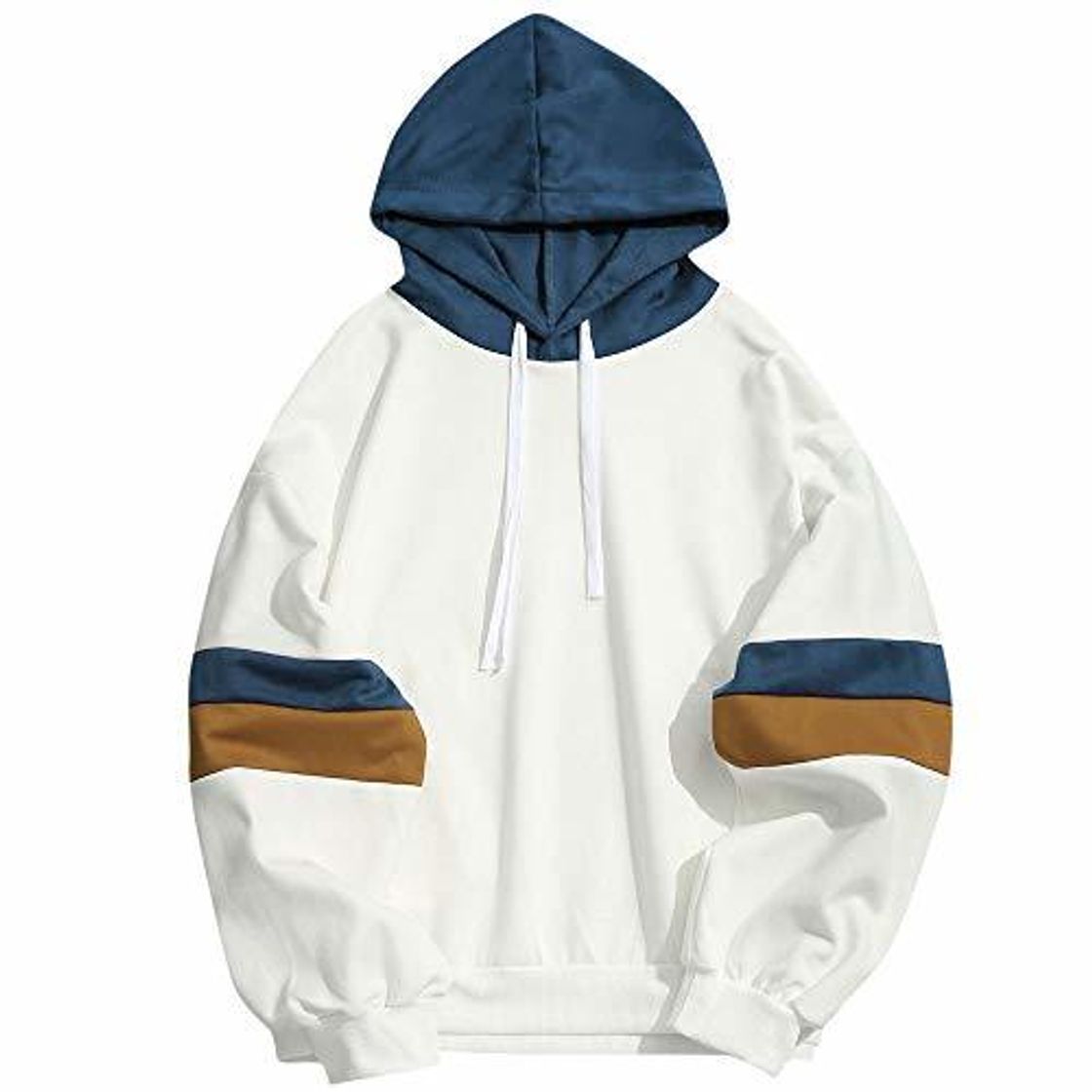 Fashion Overdose Sudadera Hombres Patchwork Slim Fit Hoodie OtoñO Moda Outwear Nueva Blusa