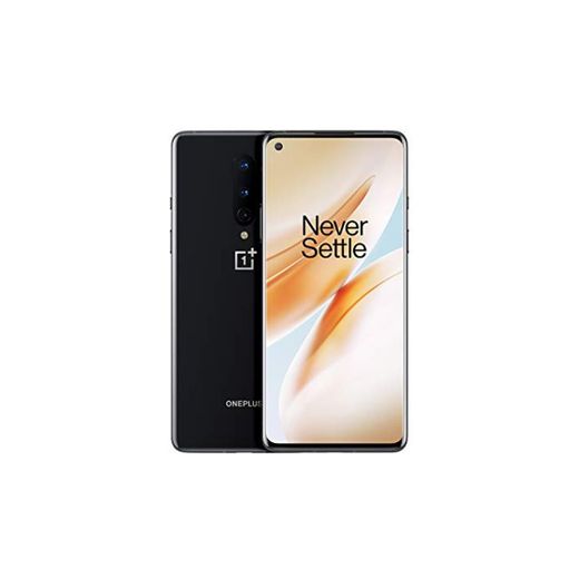 Teléfono OnePlus 8 Onyx Black| 6.55” Pantalla Fluid AMOLED a 90Hz |