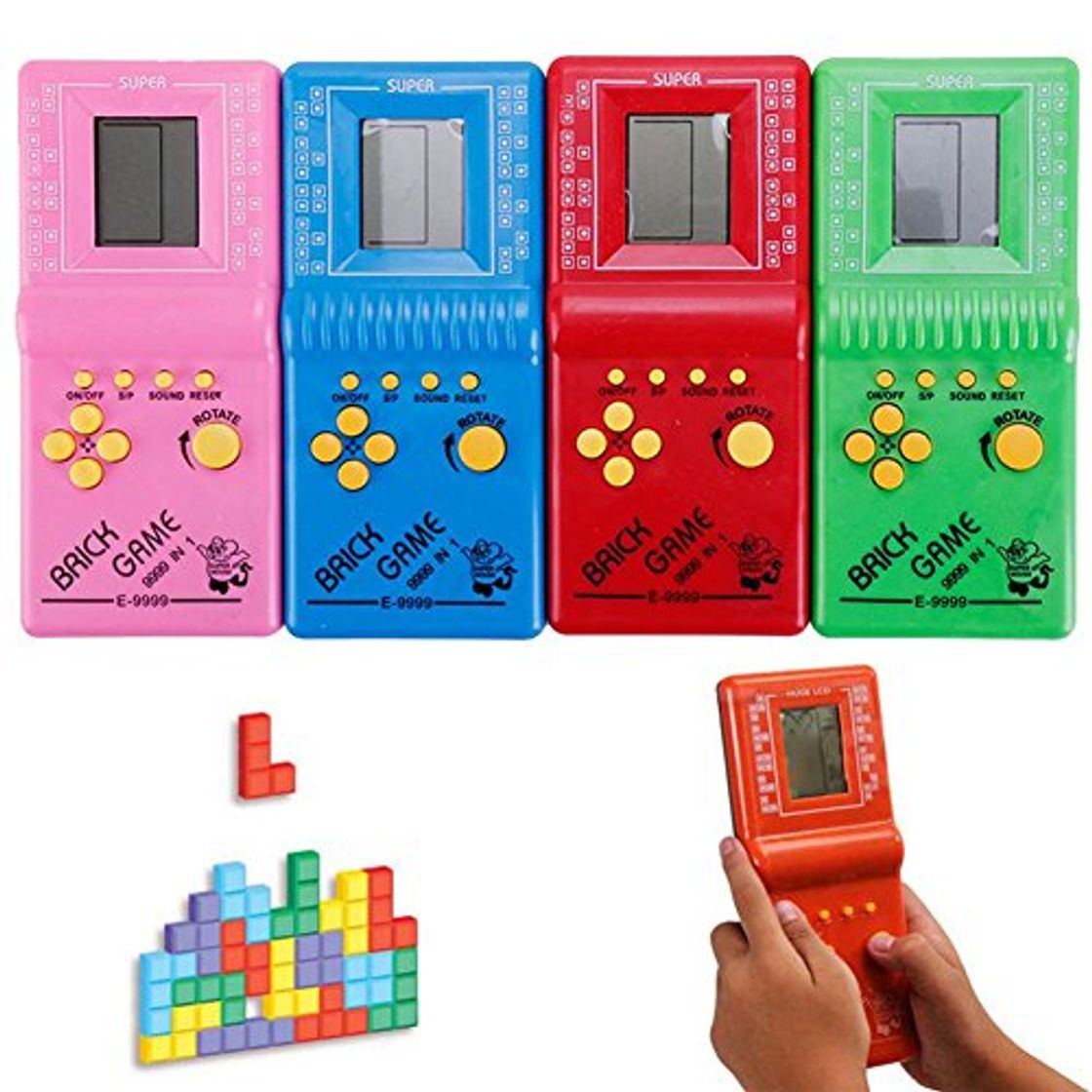 Product Kinbelle - Juego de mano Tetris juguetes clásicos de bolsillo con arcada