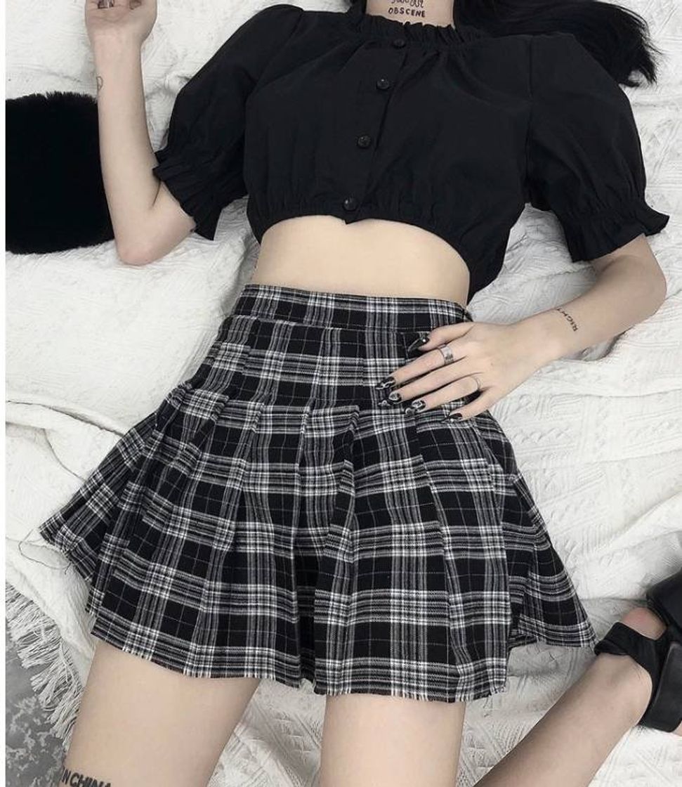Social Plaid skirt