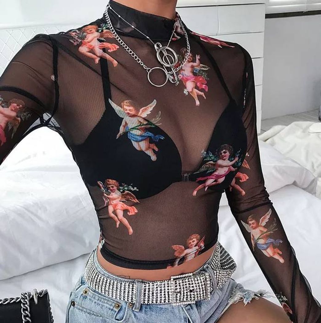 Social Angel crop top