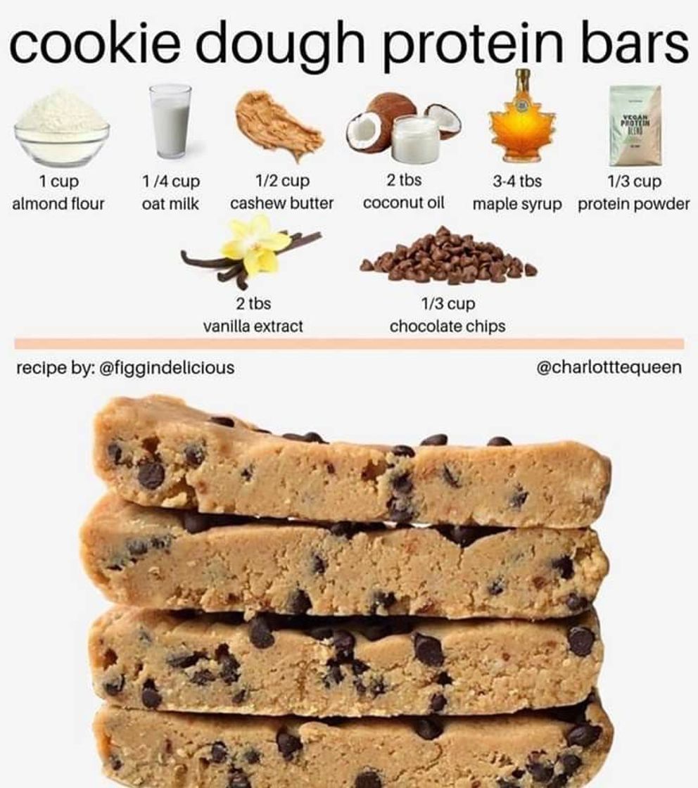 Moda Cookie dough protein bars 🍫🍪