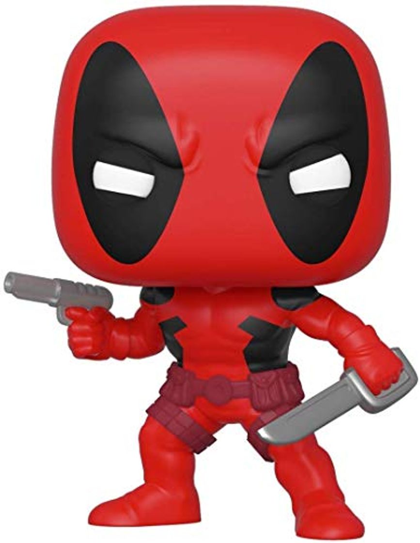 Social Funko Pop Bobble Marvel: 80th-First Appearance: Deadpool Figura Coleccionable, Multicolor