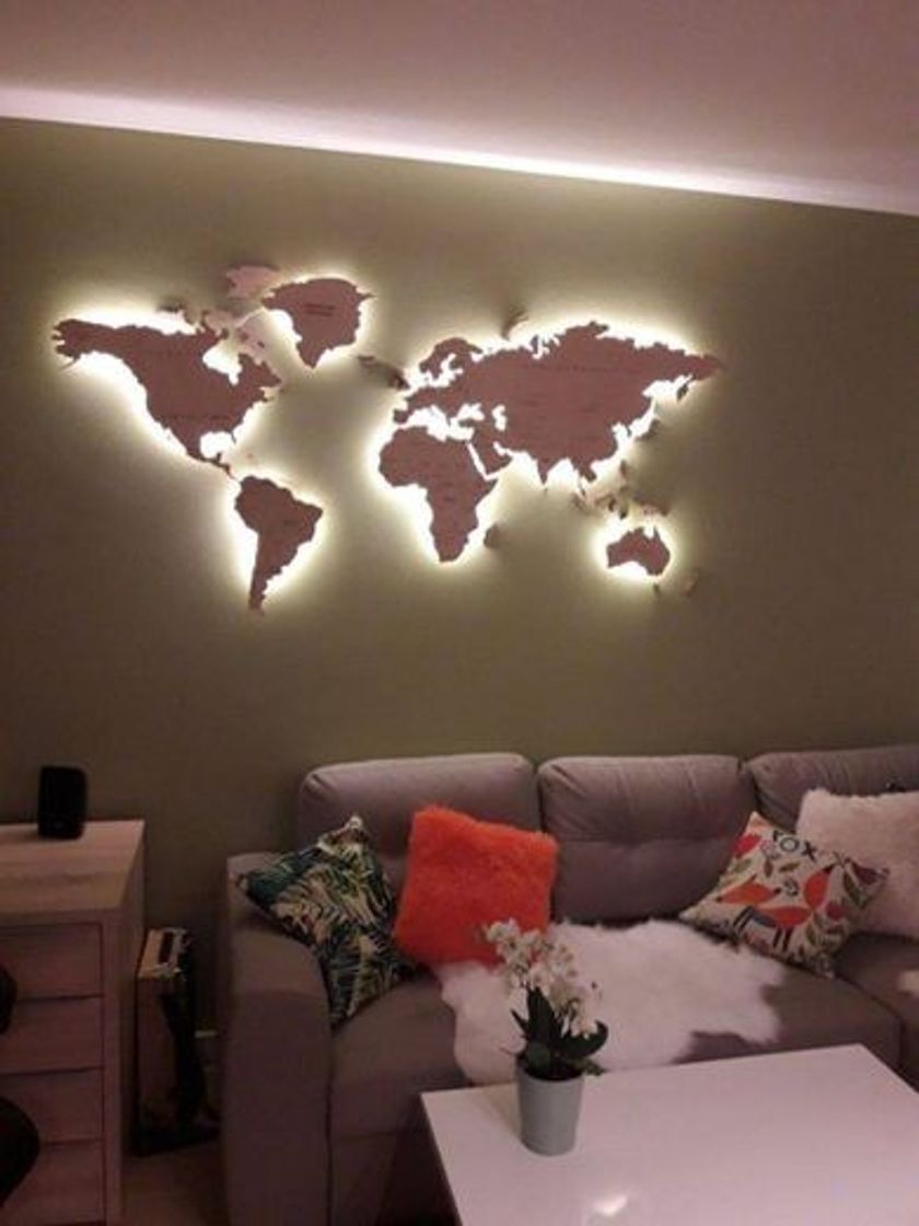 Fashion World map led