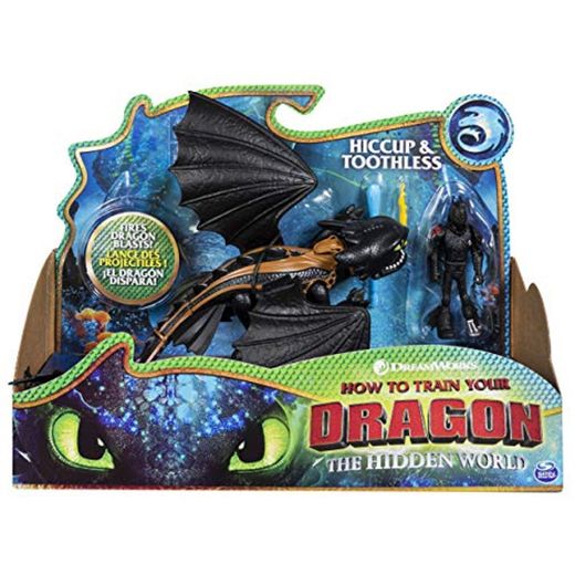 Dragons 6052275 Viking - Figuras de Hiccup sin dientes y colores mezclados