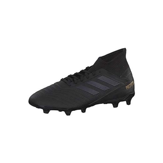 adidas Predator 19.3 FG, Zapatillas de Fútbol para Hombre, Negro