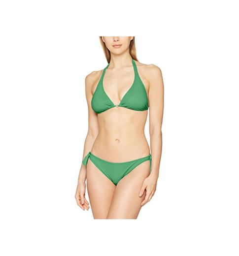 Marc O'Polo Body & Beach Beach W-Triangle Bikini Juego, Verde