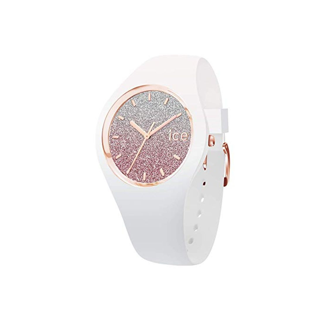 Social Ice-Watch - ICE lo White pink - Reloj bianco para Mujer con