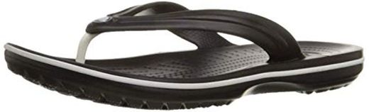 Crocs Crocband Flip, Chanclas Unisex-Adult, Black, 41