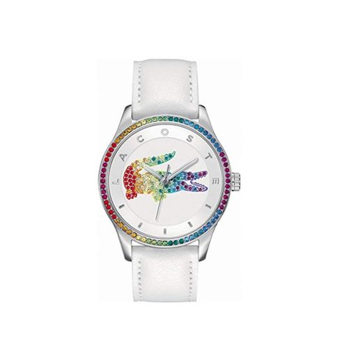 Lacoste 2000822 - Reloj análogico de cuarzo con correa de cuero para