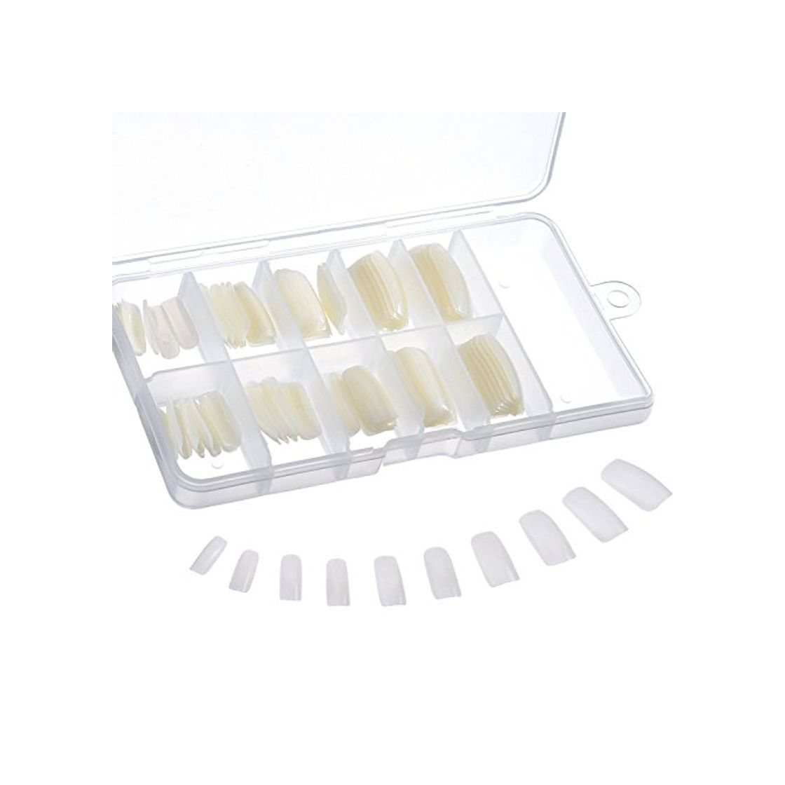 Uña Falsa Artificial de Acrílico Puntas de Uñas de Arte de UV