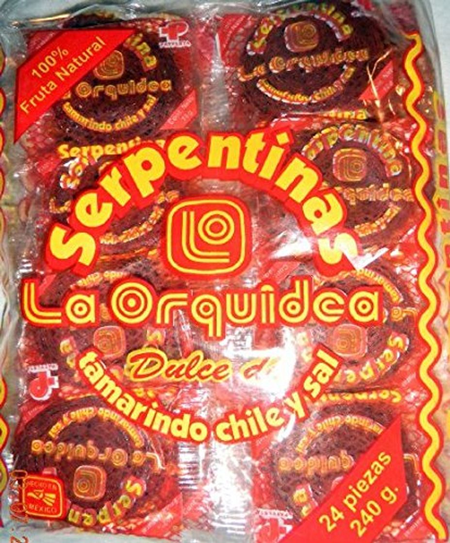 Social Serpentinas Dulce Tamarindo Chile Y Sal Tamarind Caramelos mexicanos 24 piezas