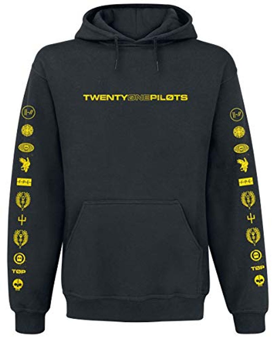 Product Twenty One Pilots Logo Heavy Hombre Sudadera con Capucha Negro S