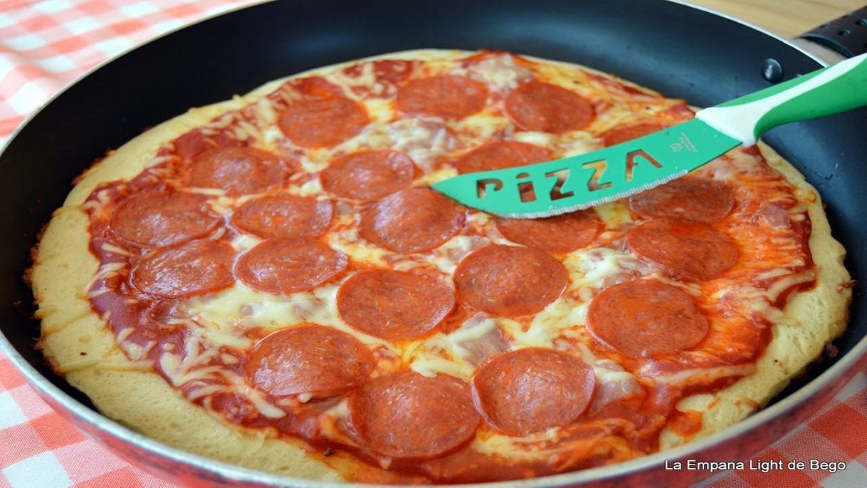 Pizza Sin Horno a la Sarten con Masa casera