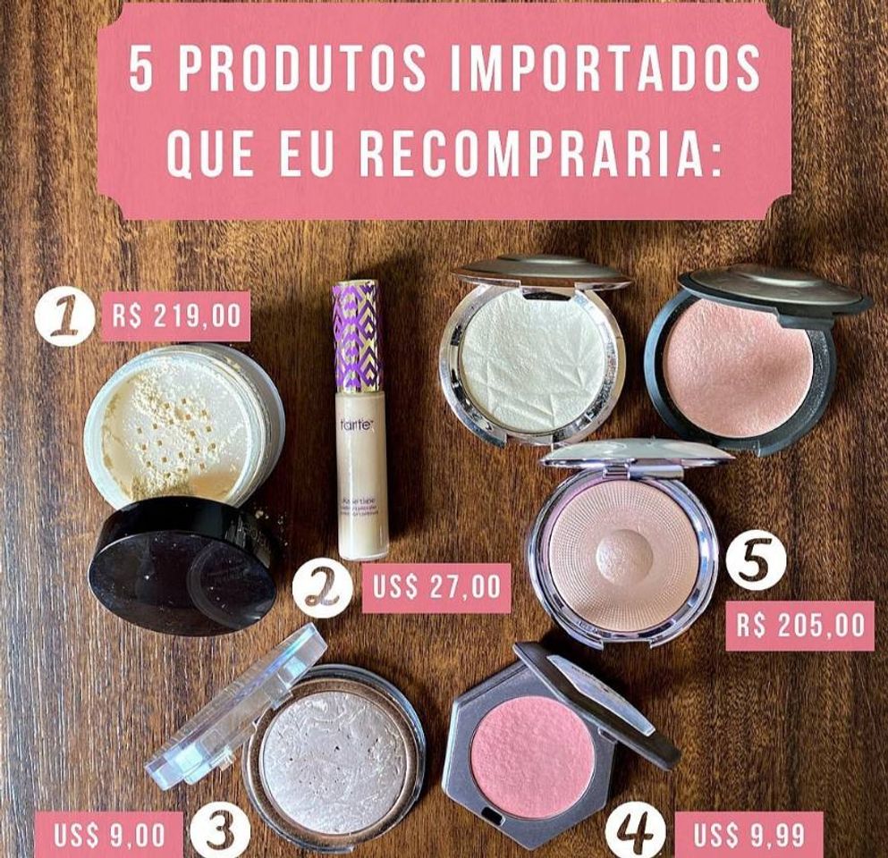 Moda Produtos importados que eu compraria 