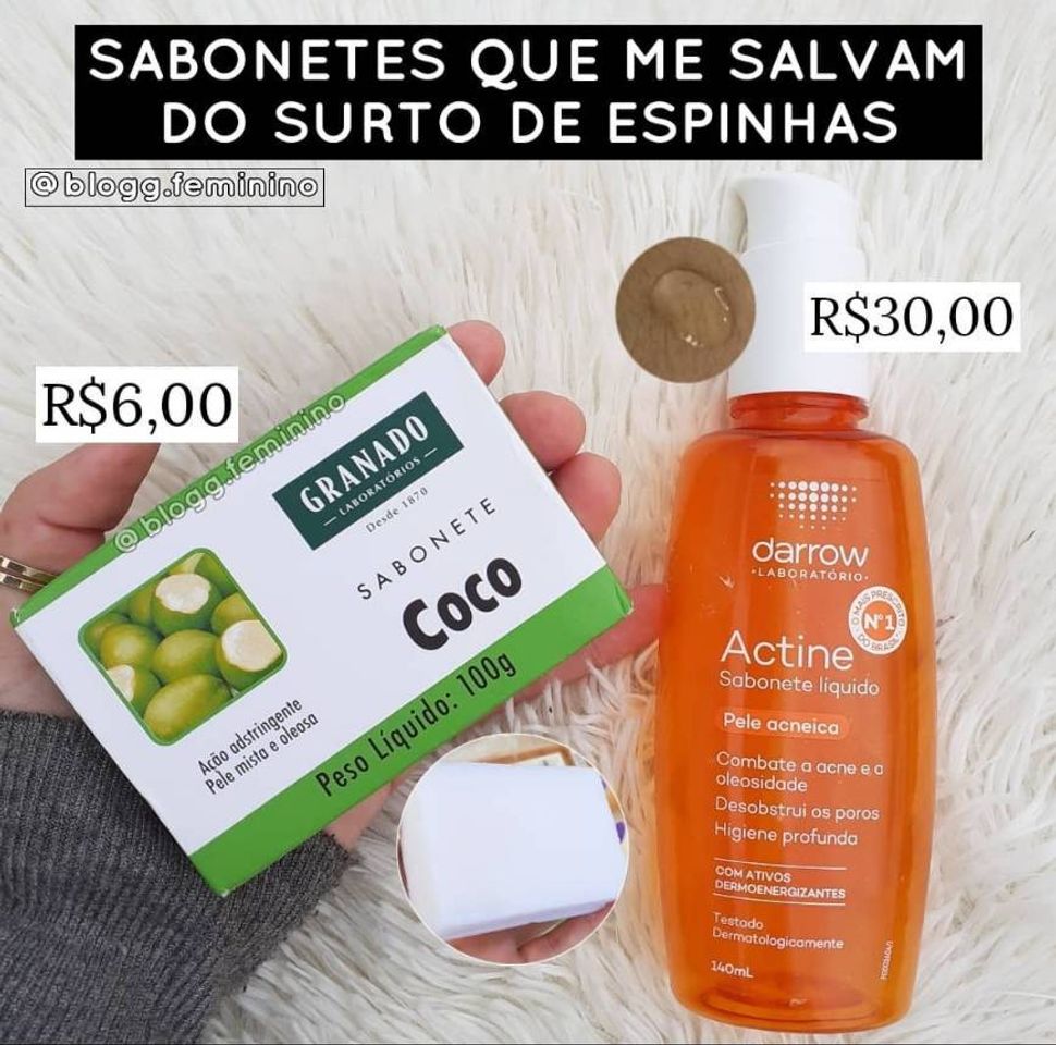 Moda Sabonetes para acabar com o surto das espinhas 