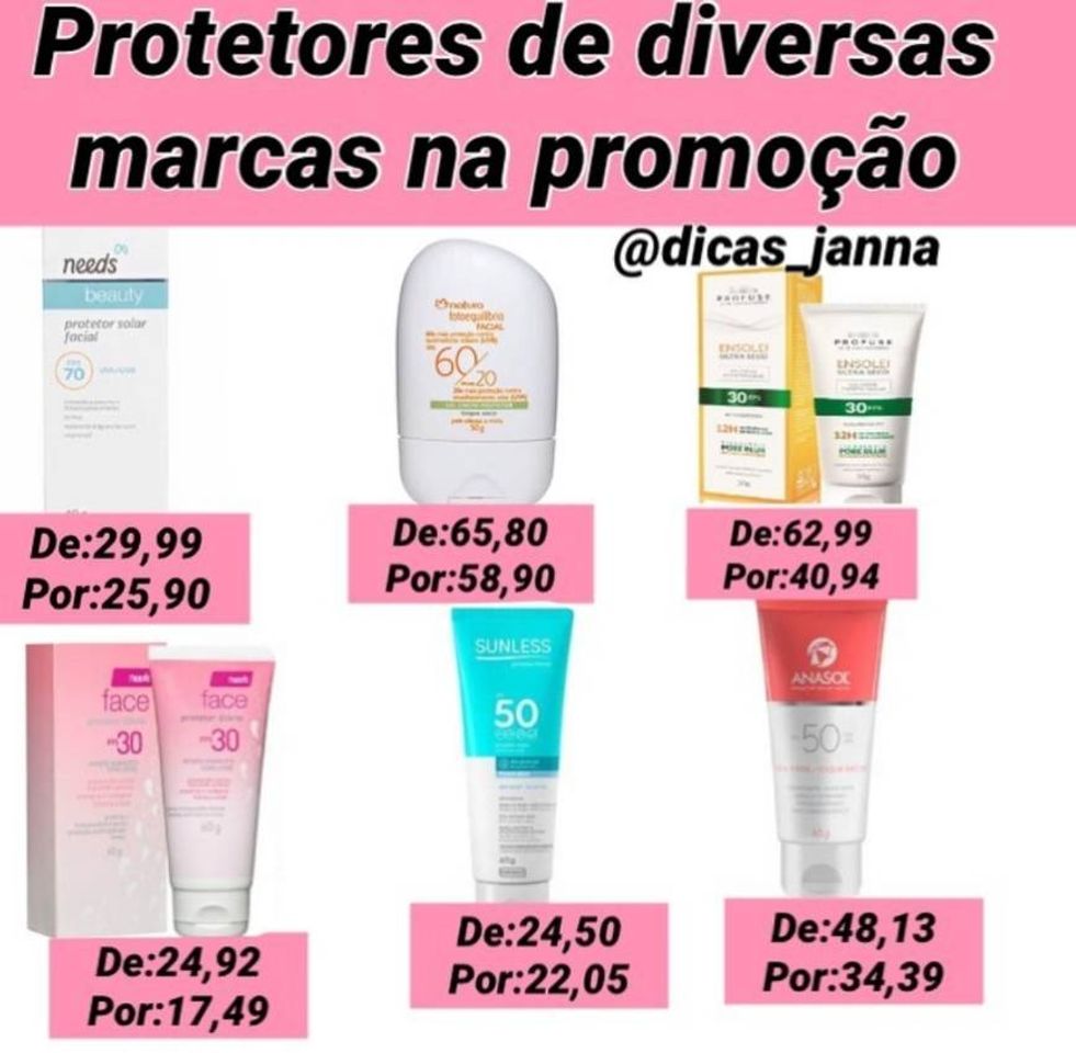 Moda Protetores solares faciais