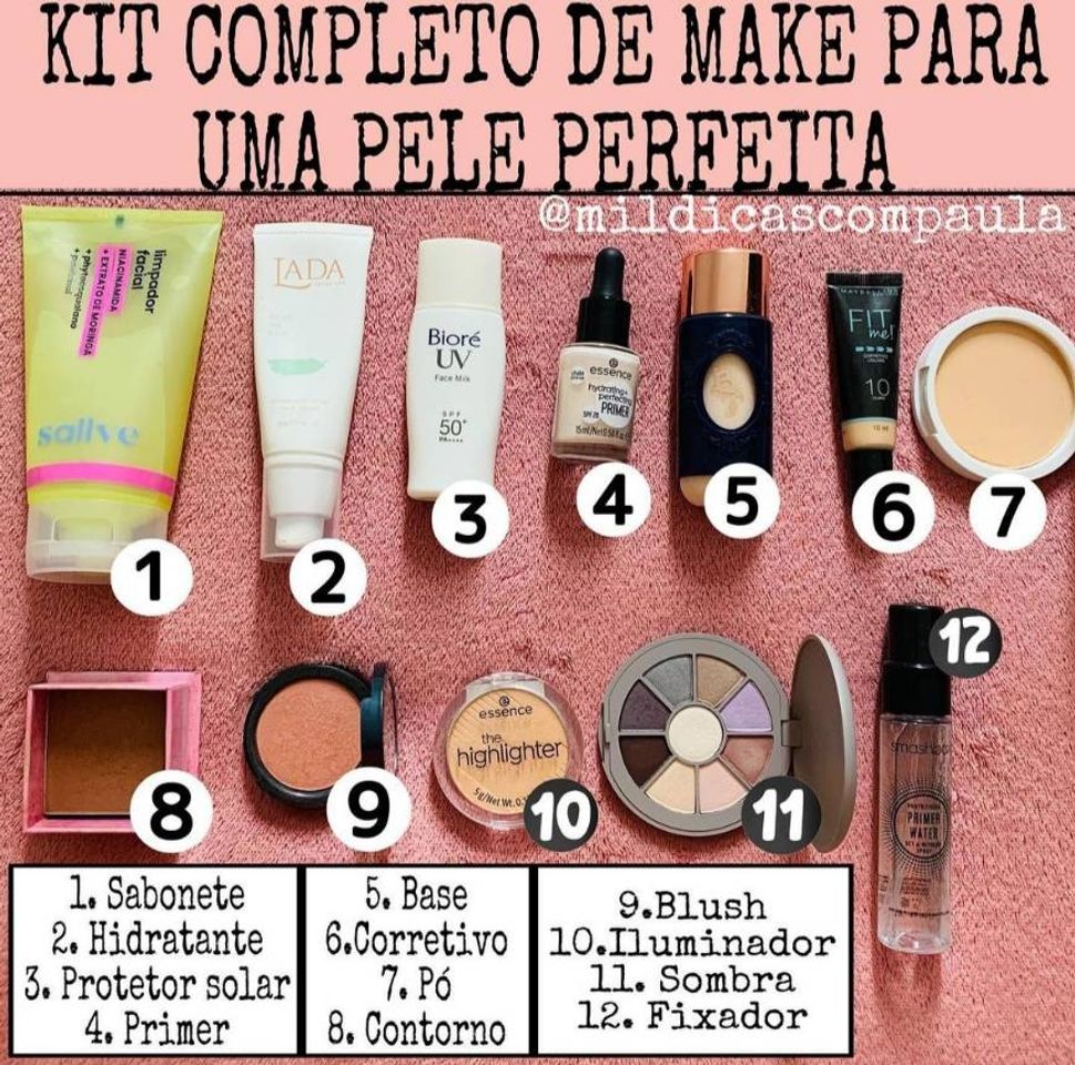 Fashion Kit completo para uma make perfeita 