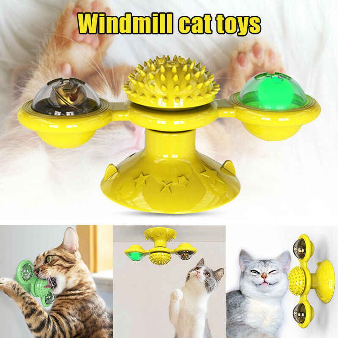 Product GothicBride Juguetes para Gatos con balanceo Interactivo para Gatos con Bola de