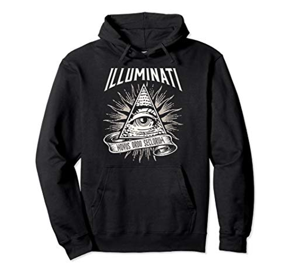 Moda Sudadera genérico Illuminaten con capucha para hombre