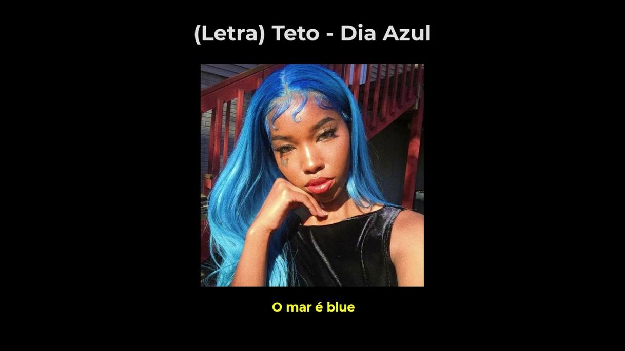 Canción Azul Letra