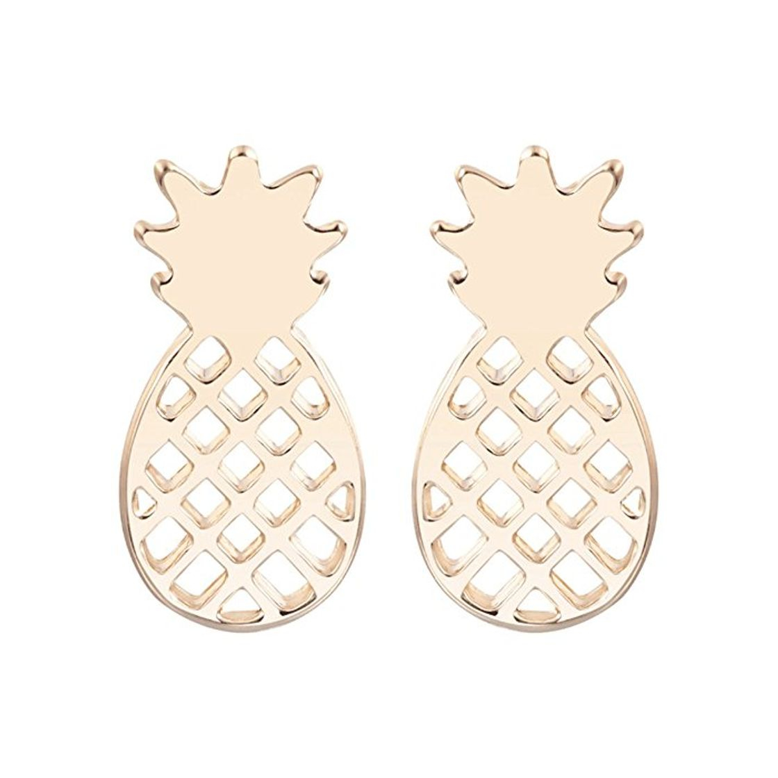 Producto zmvise Stud Pendientes chapado en plata Brincos BFF Ear Stud Feather Dream