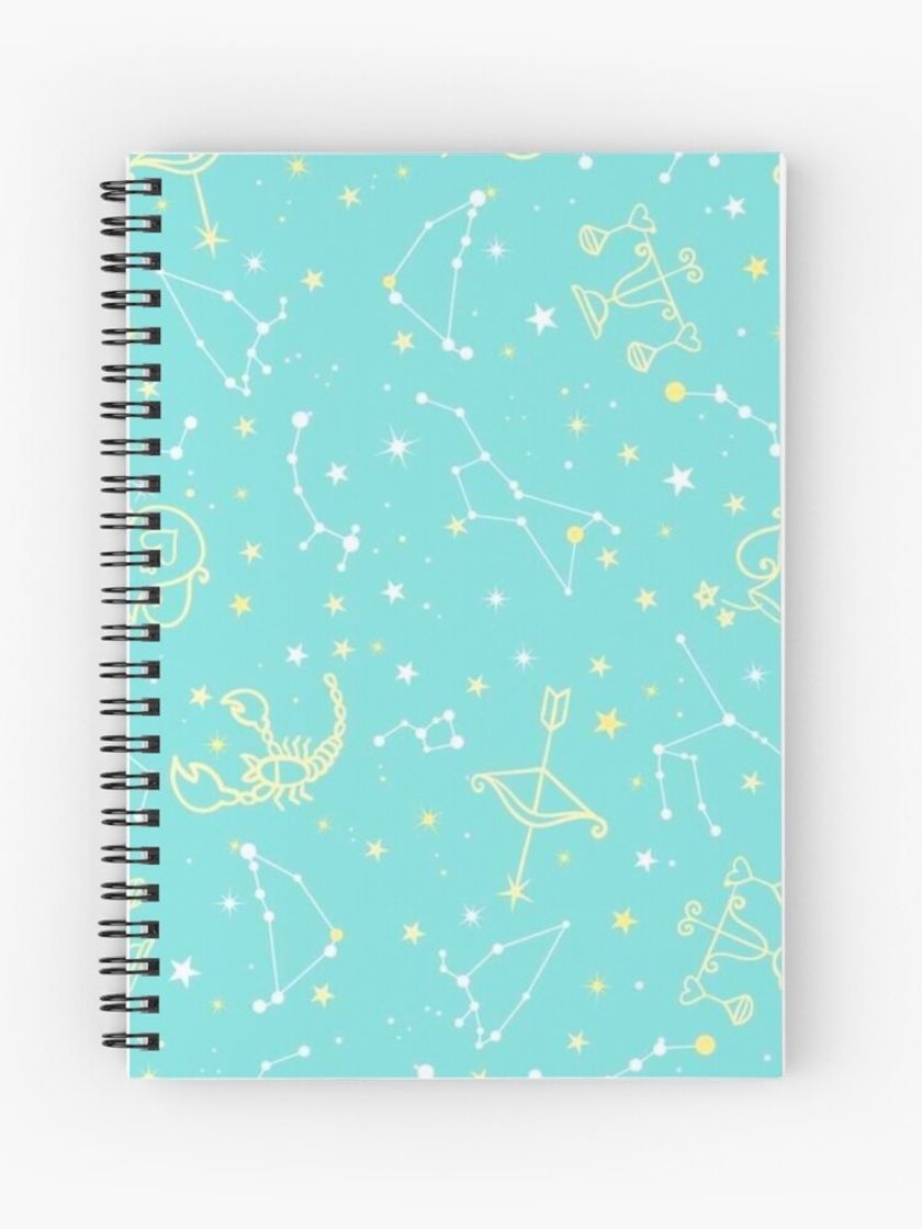 Moda zodiac Spiral Notebook