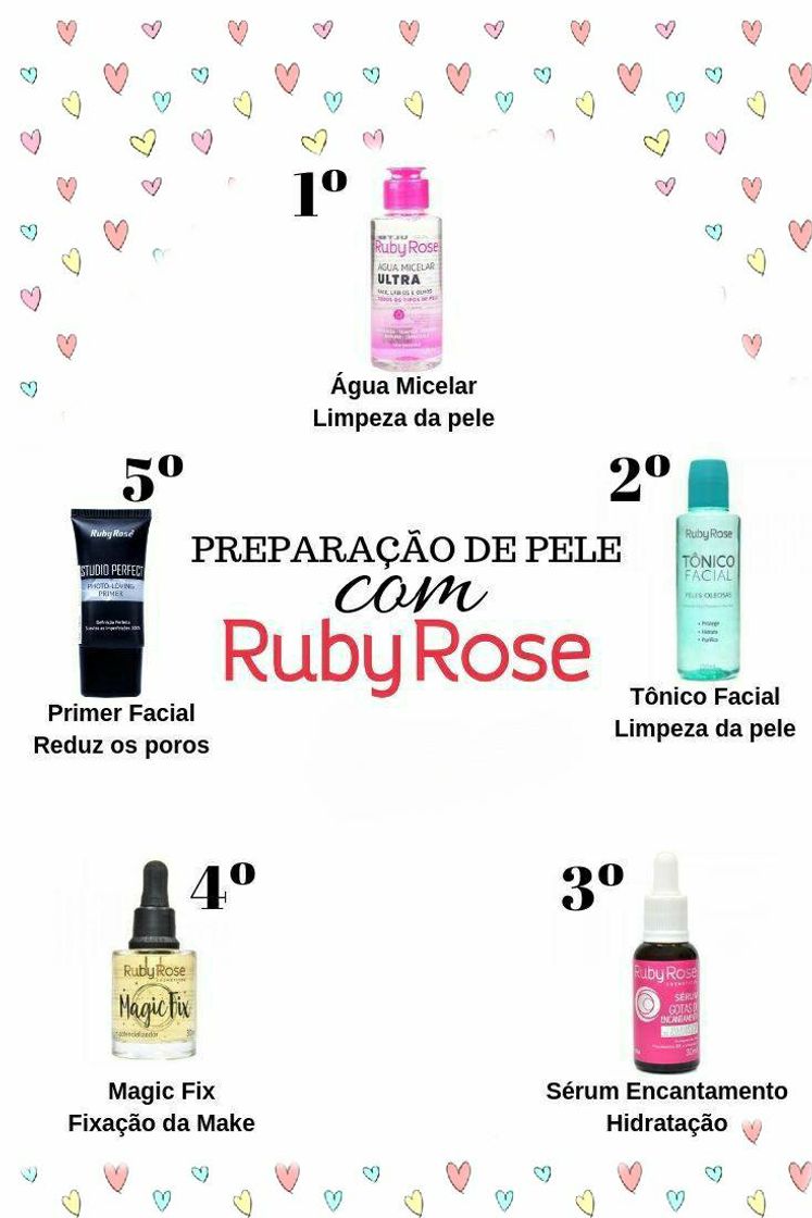 Fashion Ruby Rose Maquiagem - Base, Corretivo, Batom, Sombras, Primer.