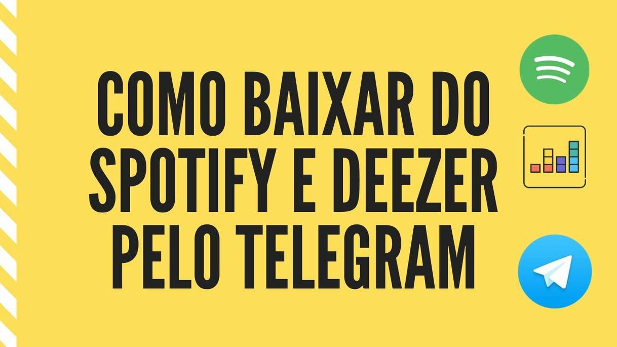 Fashion Como baixar músicas do Spotify/Deezer usando o Telegram 