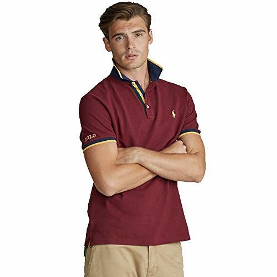 Fashion Polo Ralph Lauren Custom Slim Fit Mesh Polo