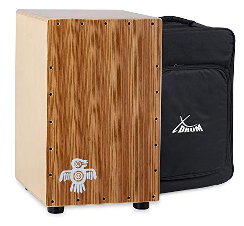 Product XDrum Cajón Peruana en madera de zebrano