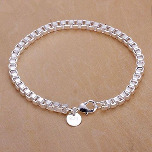 Skyllc® Chapado en plata pulsera de aleación personalizada