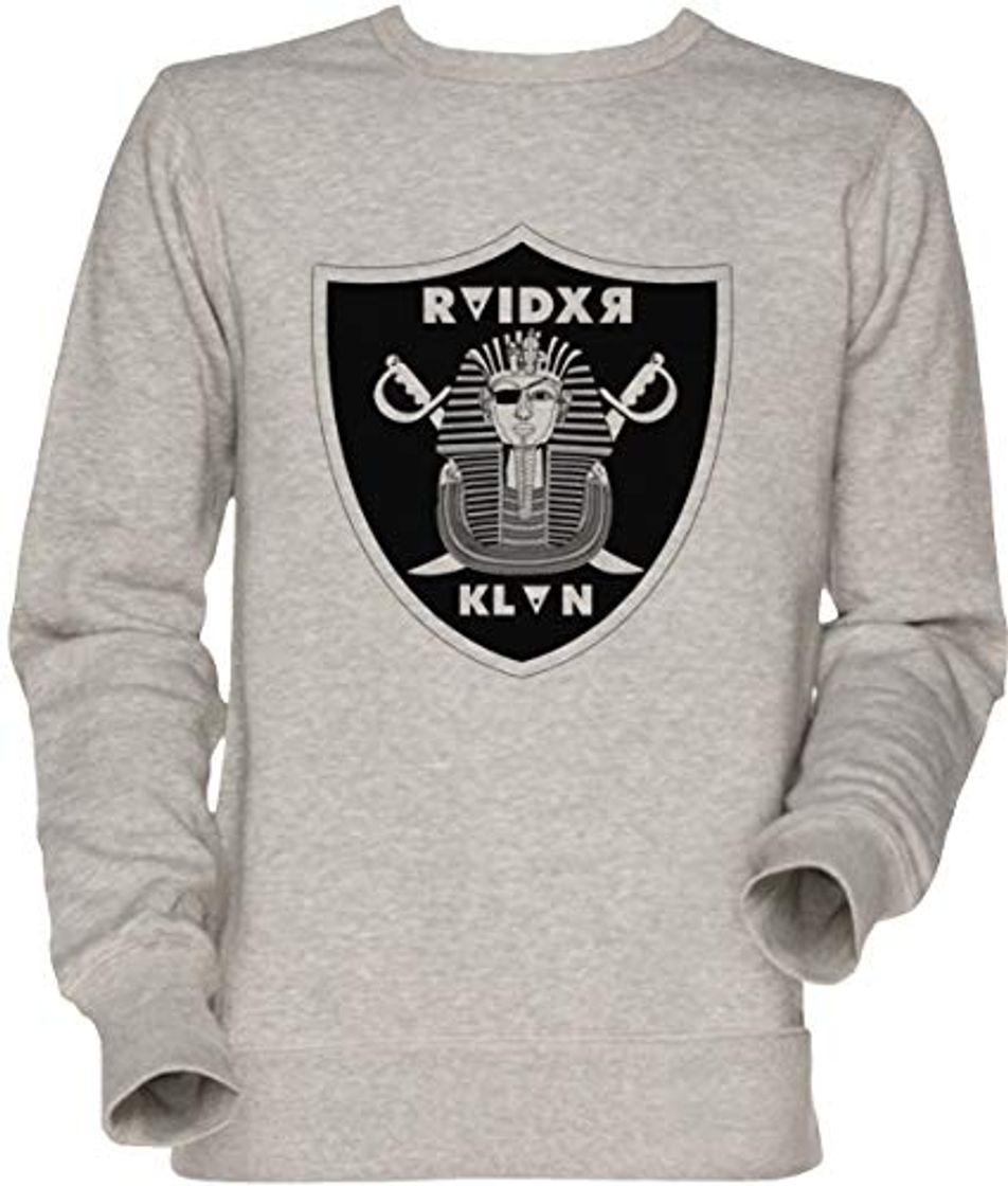 Moda Vendax Raider Klan Unisexo Hombre Mujer Sudadera Jersey Gris Men's Women's Jumper Sweatshirt Grey