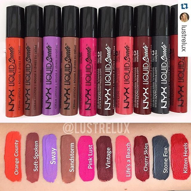 Product Labial Liquid Suede Nyx cosmetics