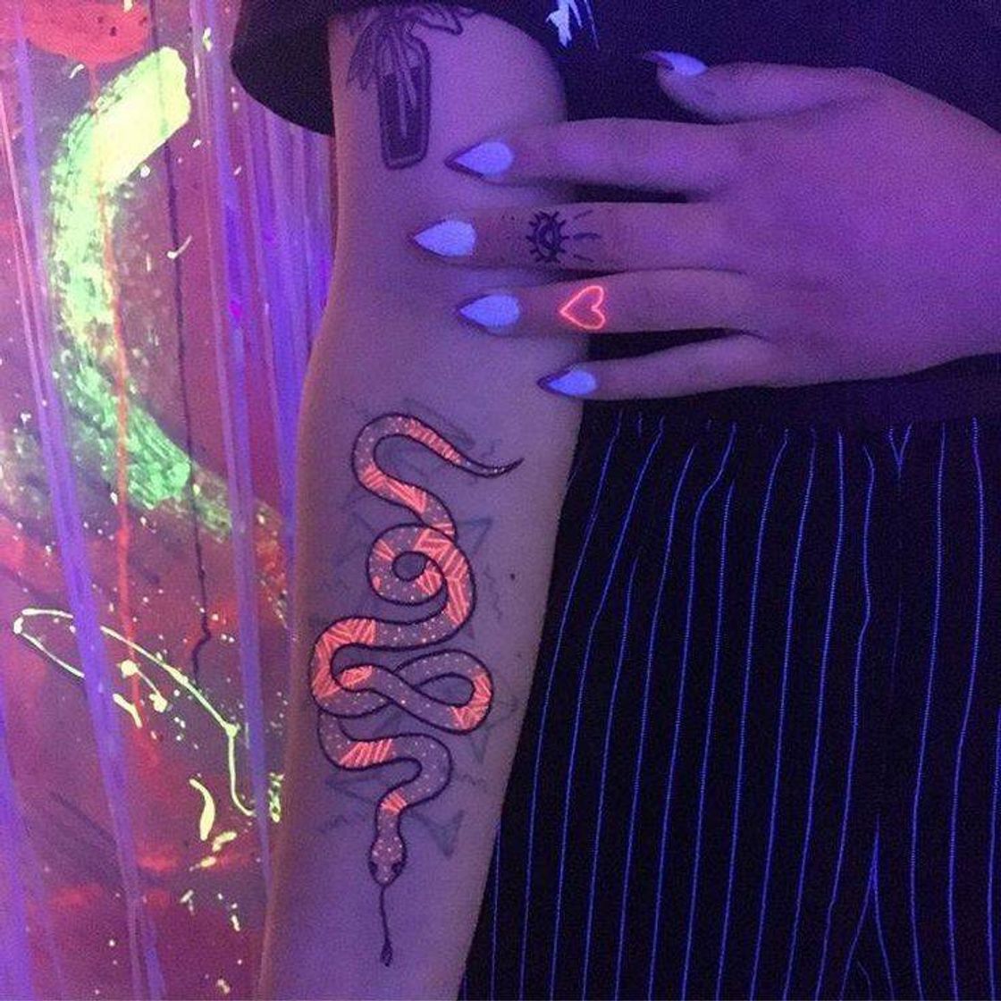 Fashion Tatuagem neon 