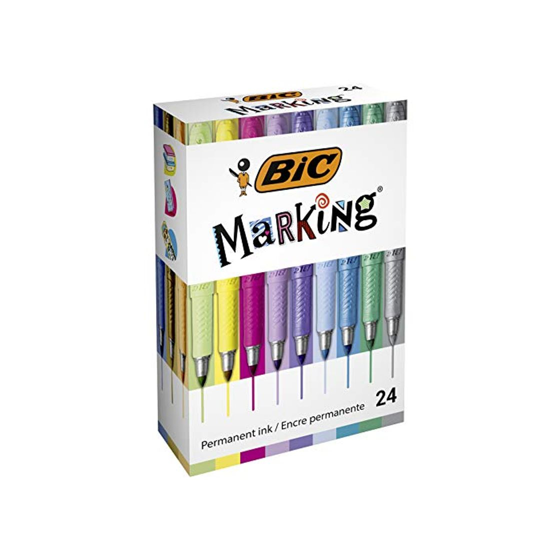 Social BIC  Marking Marcadores Permanentes, Intensos