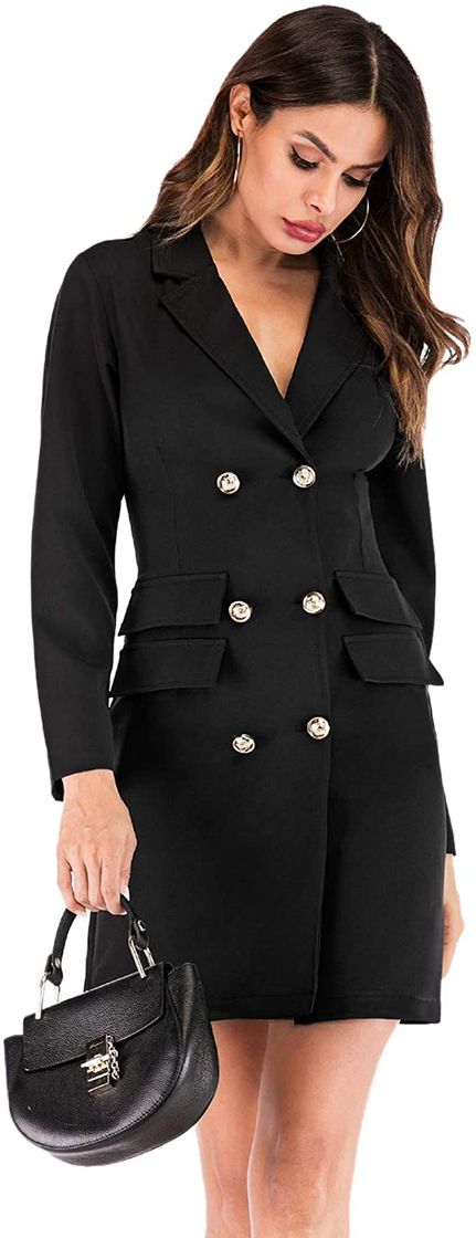 Product TOOGOO Elegante Vestido Cruzado De Las Mujeres Blazer Dress Office Slim Para