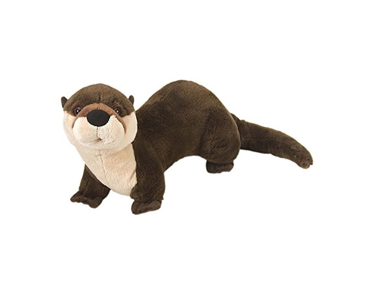 Products Wild Republic-10949 Peluche Nutria Europea Cuddlekins, Color marrón, 15"